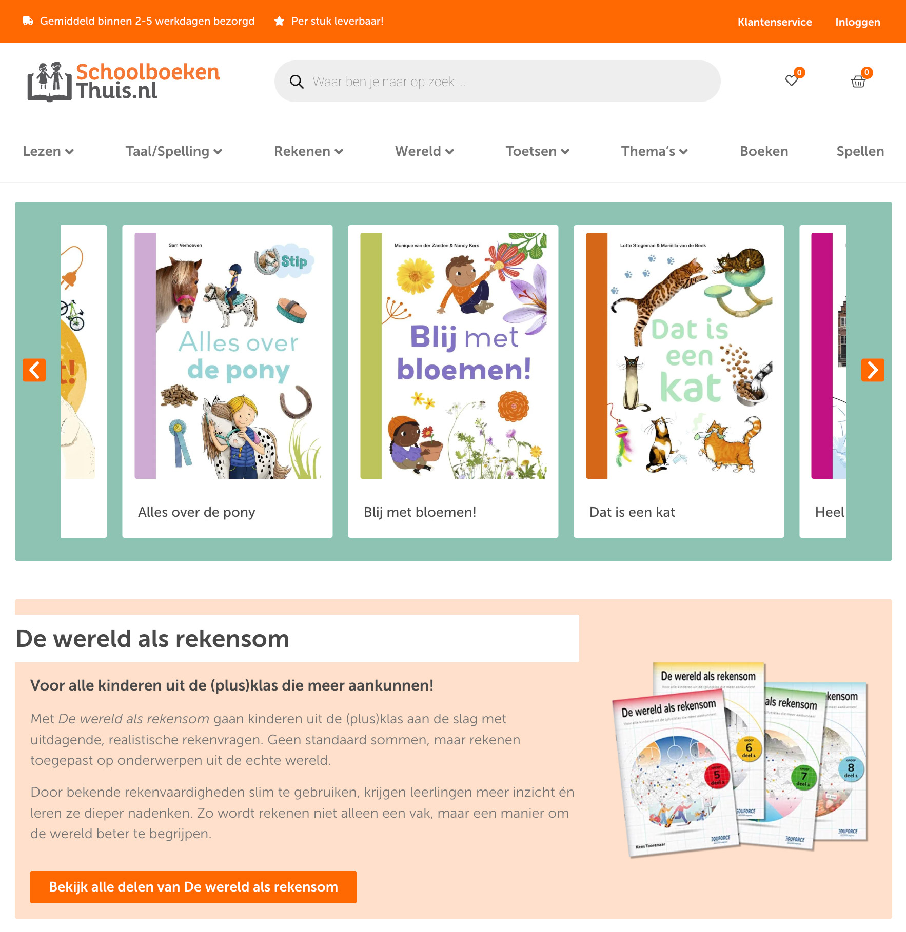 Maatwerk webshop voor SchoolboekenThuis.nl
